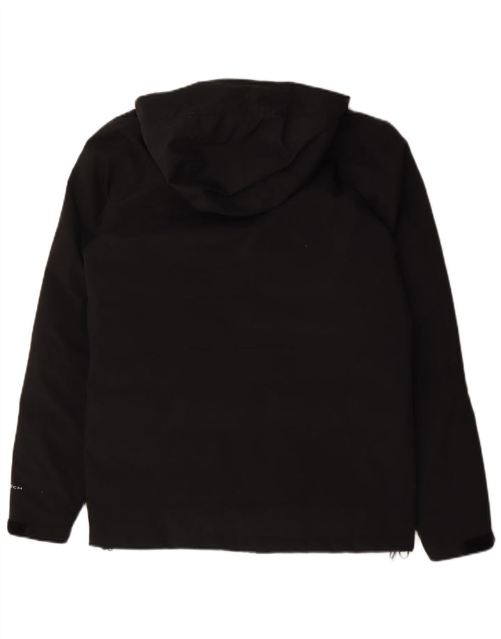 Columbia Mens Hooded Windbreaker Jacket UK 36 Small Black Polyester