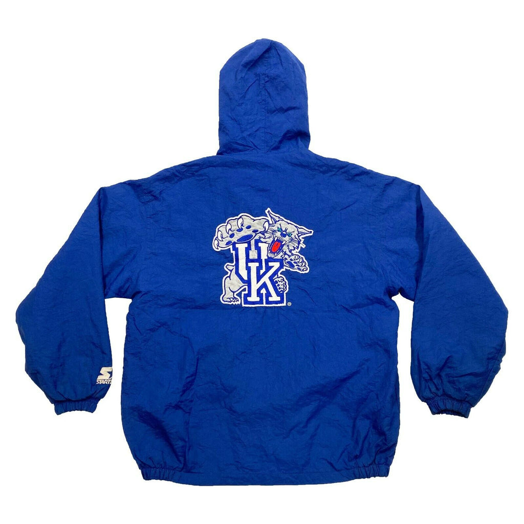 University Of Kentucky Wildcats Starter Jacket | Vintage 90s College Sports Team | Vintage Messina Hembry | Thrift | Second-Hand Messina Hembry | Used Clothing | Messina Hembry 