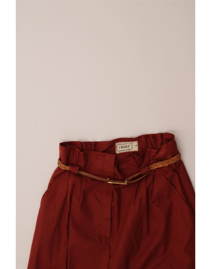I BLUES Womens A-Line Skirt IT 40 Small W24 Red Vintage i Blues and Second-Hand i Blues from Messina Hembry 