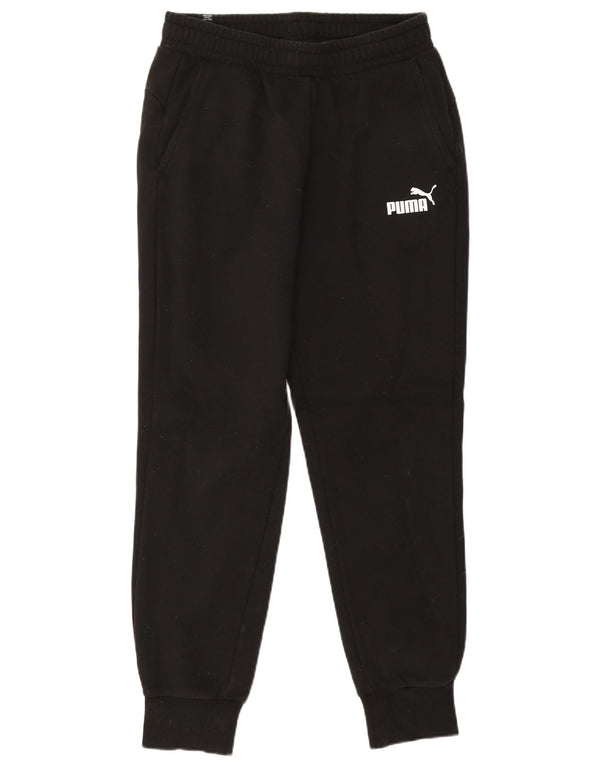Puma Mens Tracksuit Trousers Joggers Medium  Black Cotton
