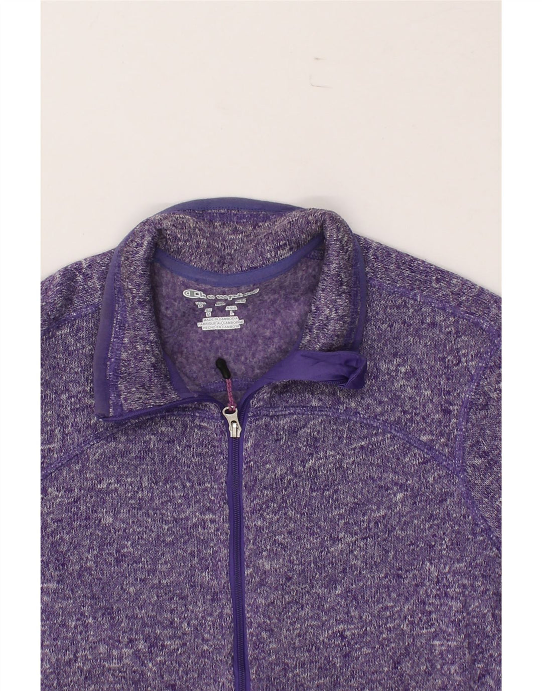 CHAMPION Womens Tracksuit Top Jacket UK 12 Medium Purple Polyester Vintage Champion and Second-Hand Champion from Messina Hembry 