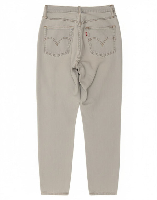 Levi's Womens High Waist Tapered Jeans W27 L27 Blue Cotton