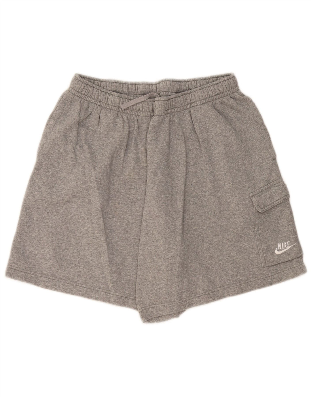 NIKE Mens Sport Shorts 2XL  Grey Cotton