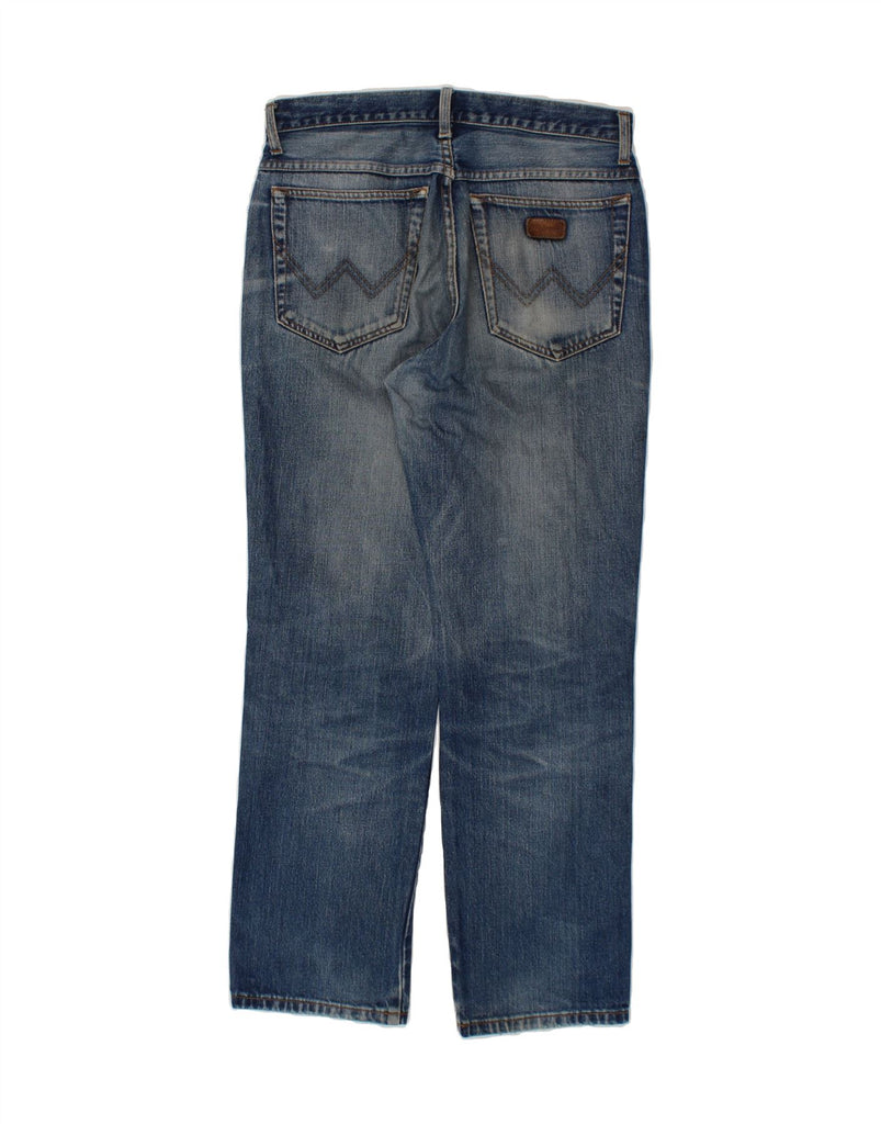WRANGLER Mens Texas Straight Jeans W32 L30 Blue Cotton Vintage Wrangler and Second-Hand Wrangler from Messina Hembry 
