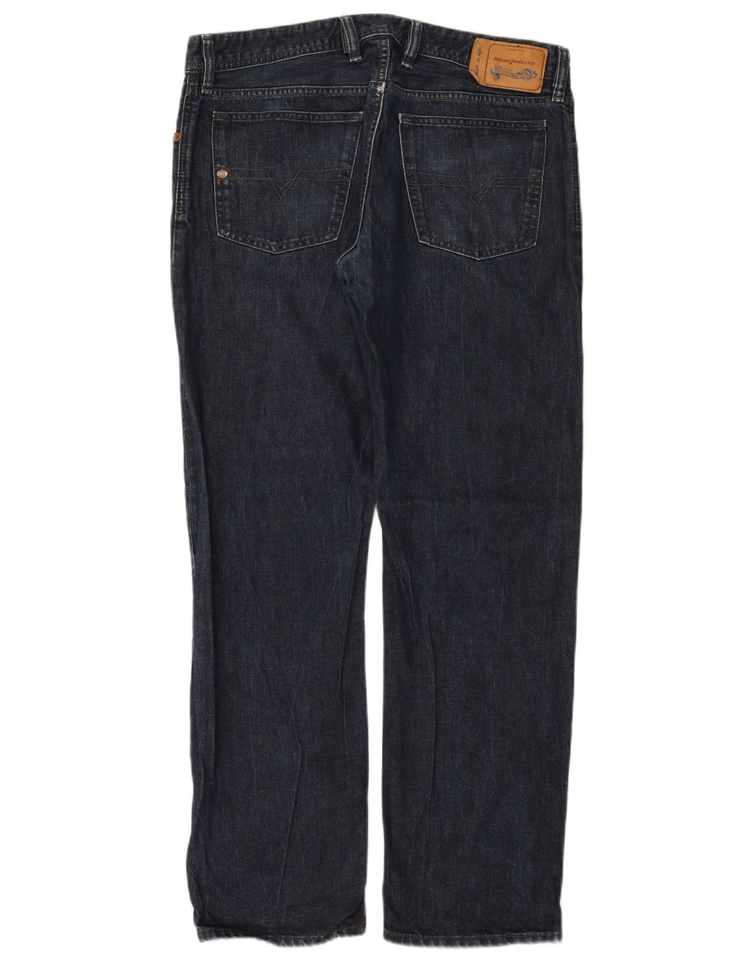 Diesel Mens Waykee Regular Straight Jeans W34 L32 Blue Cotton