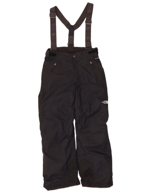 The North Face Boys Dryvent Dungarees Ski Trousers 9-10 Years Medium Black