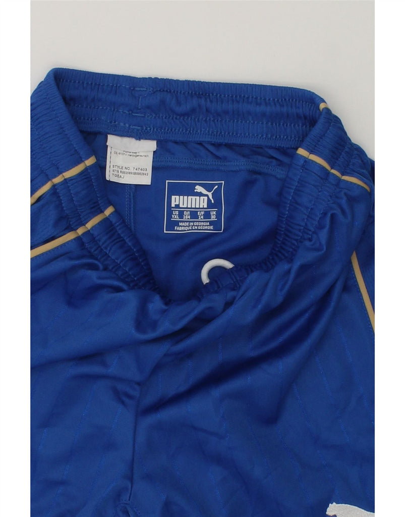 PUMA Boys Sport Shorts 13-14 Years Blue | Vintage Puma | Thrift | Second-Hand Puma | Used Clothing | Messina Hembry 