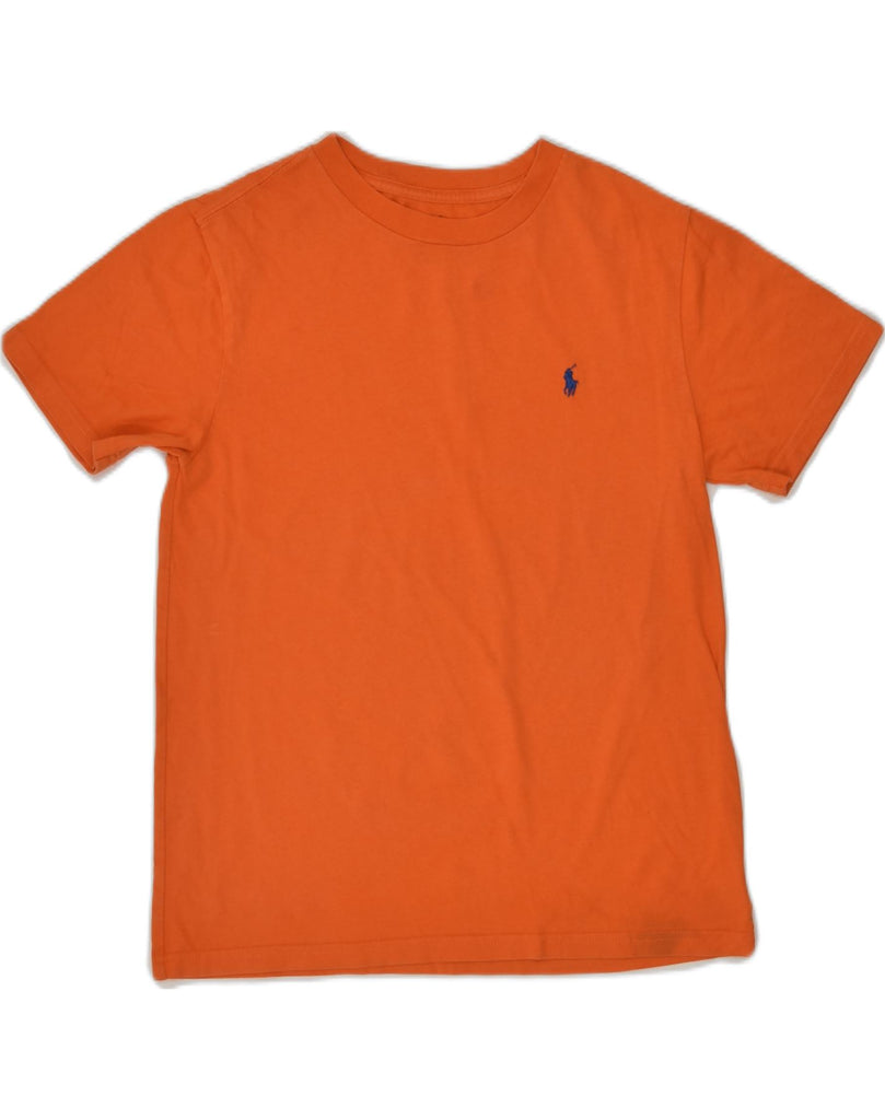 POLO RALPH LAUREN Boys T-Shirt Top 10-11 Years Medium Orange Cotton | Vintage Polo Ralph Lauren | Thrift | Second-Hand Polo Ralph Lauren | Used Clothing | Messina Hembry 