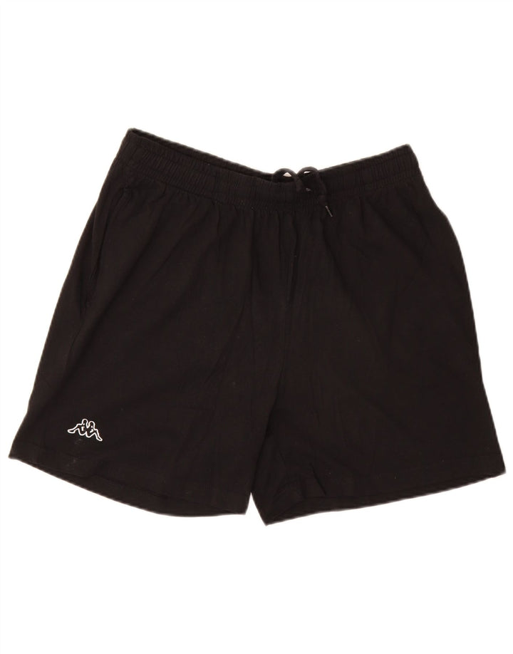 Kappa Mens Sport Shorts Large Black Cotton