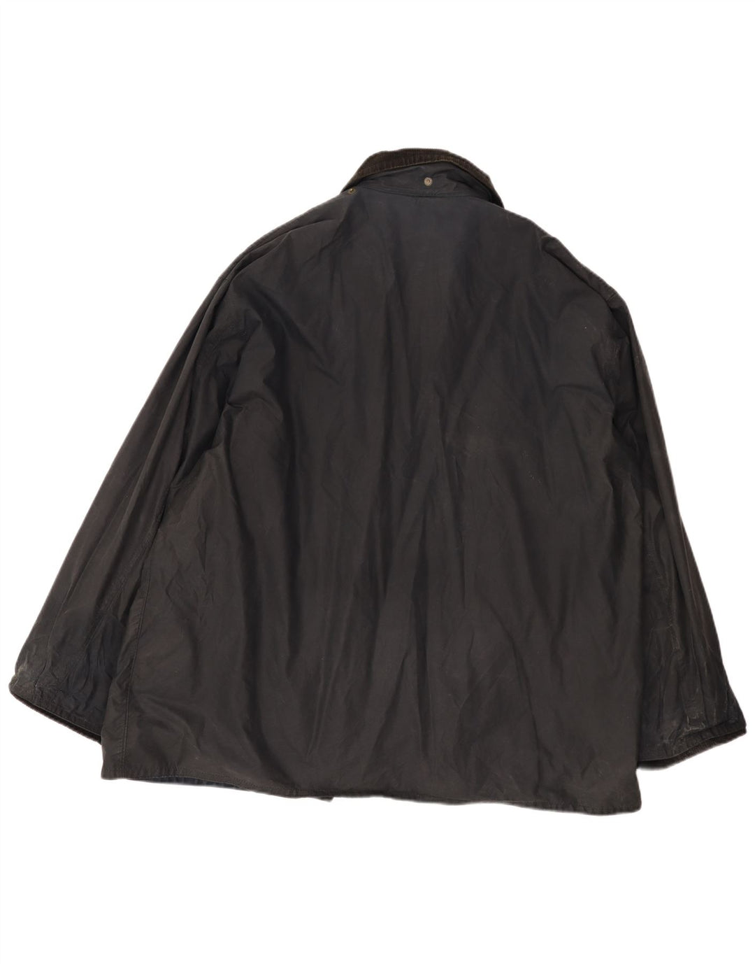 Fermoy Mens Waxed Cotton Jacket UK 42 XL Navy Blue