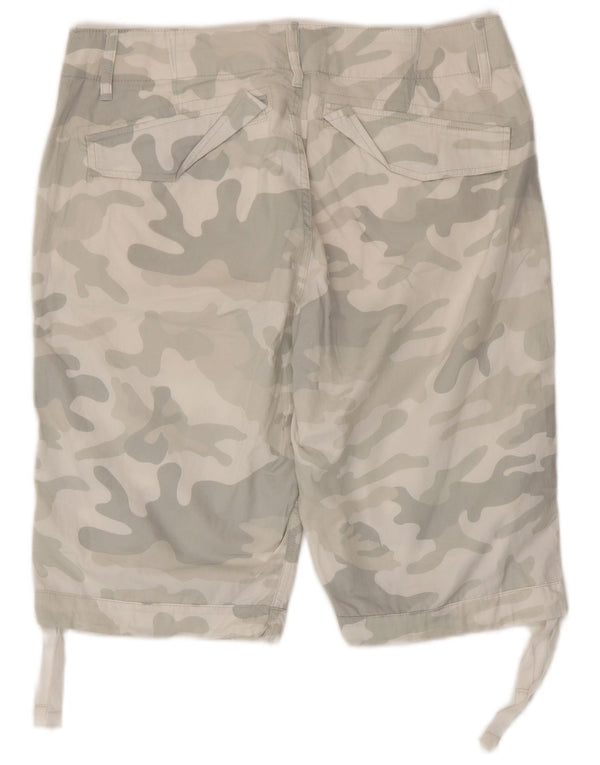 G-Star Mens Cargo Shorts W33 Medium  Grey Camouflage Cotton