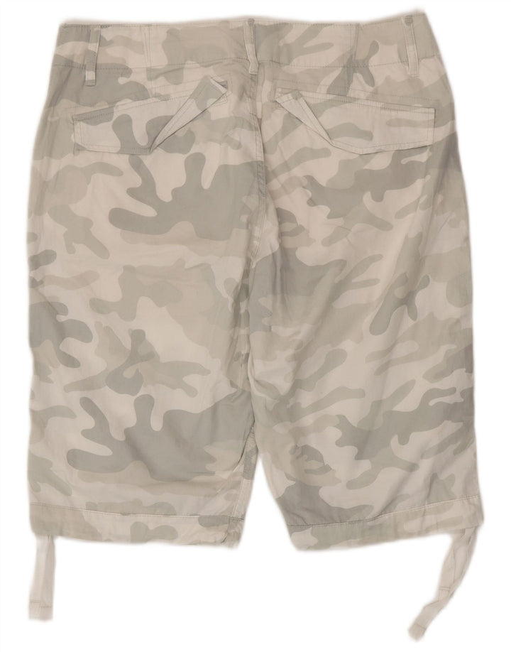 G-Star Mens Cargo Shorts W33 Medium  Grey Camouflage Cotton