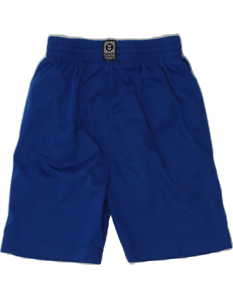 HUMMEL Boys Sport Shorts 5-6 Years Blue | Vintage Hummel | Thrift | Second-Hand Hummel | Used Clothing | Messina Hembry 