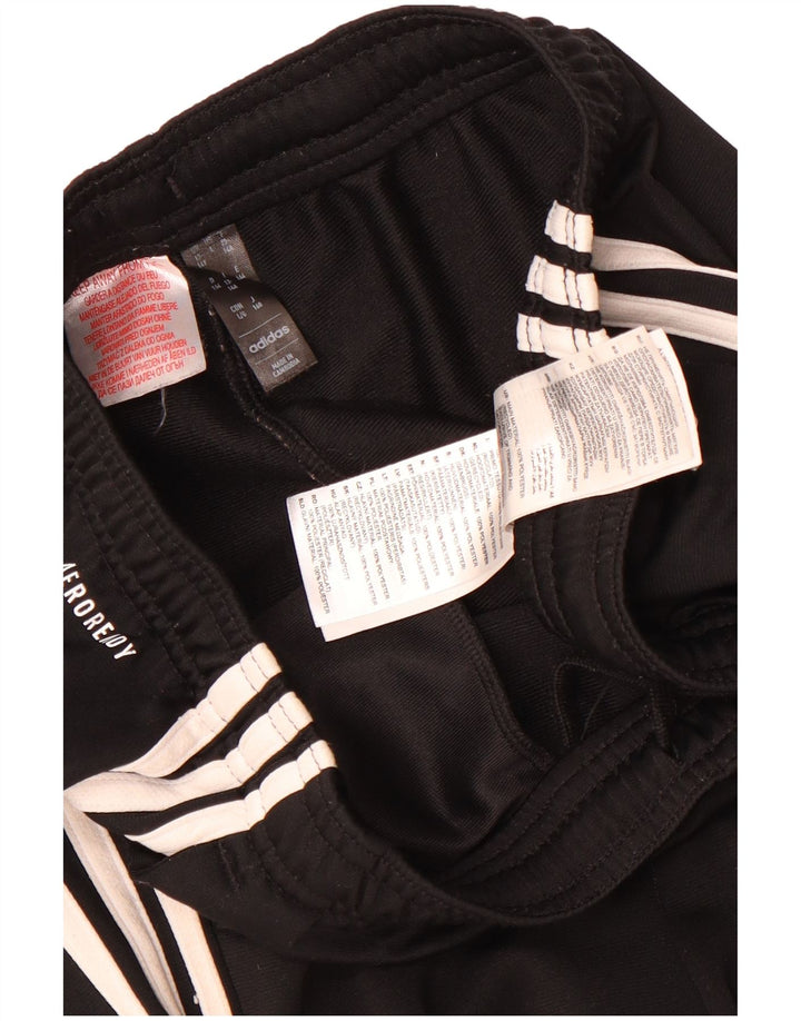 Adidas Boys Aeroready Tracksuit Trousers 13-14 Years  Black Polyester