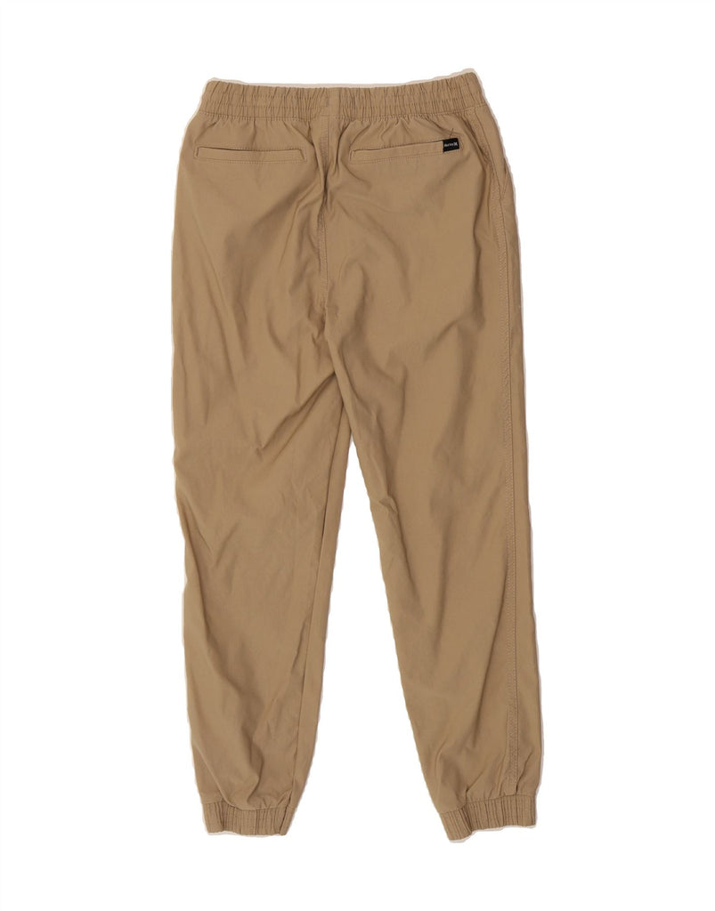 HURLEY Boys Joggers Chino Trousers 10-11 Years W28 L24 Beige Nylon Vintage Hurley and Second-Hand Hurley from Messina Hembry 