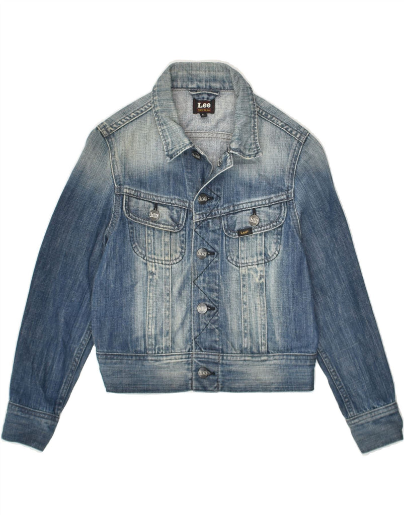 LEE Boys Denim Jacket 7-8 Years Blue Cotton | Vintage Lee | Thrift | Second-Hand Lee | Used Clothing | Messina Hembry 