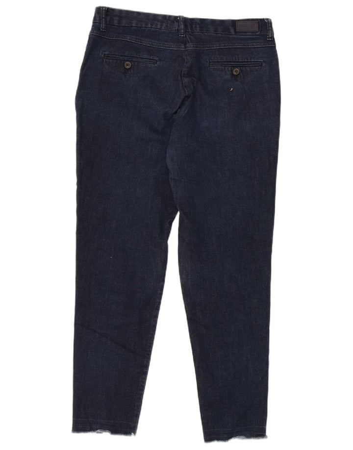 ZARA Womens Tapered Jeans US 6 Small W28 L27 Navy Blue