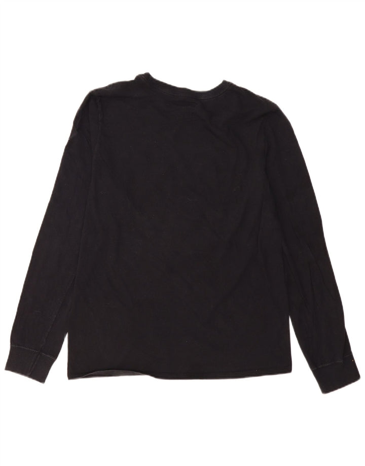 Nike Mens Athletic Cut Graphic Top Long Sleeve Medium Black