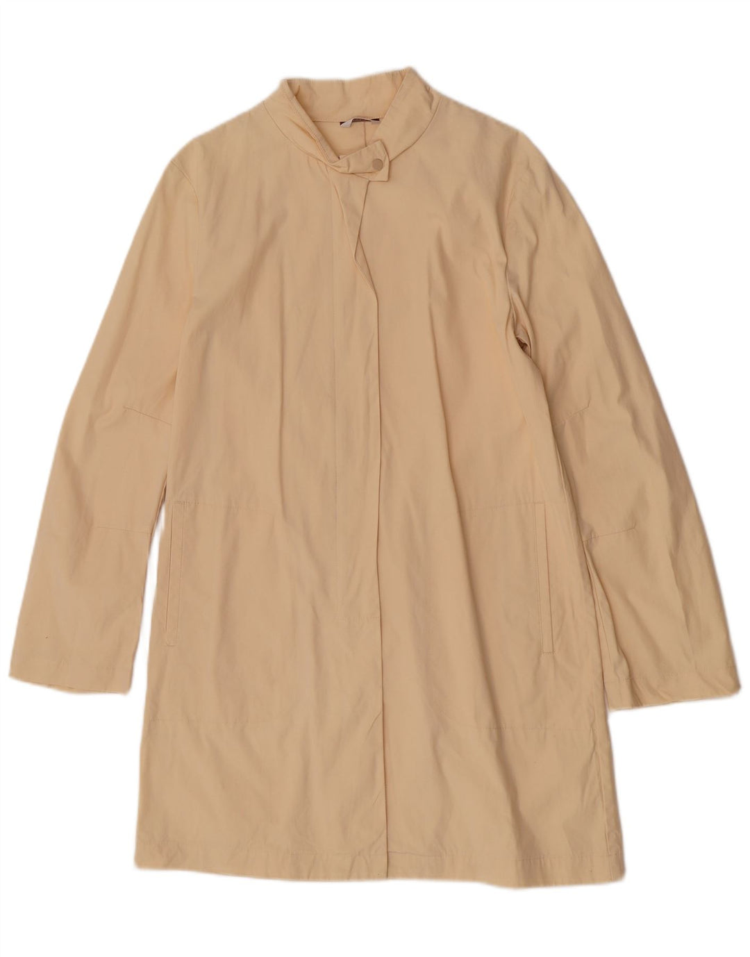 Stefanel Womens Overcoat UK 14 Large Pink Cotton