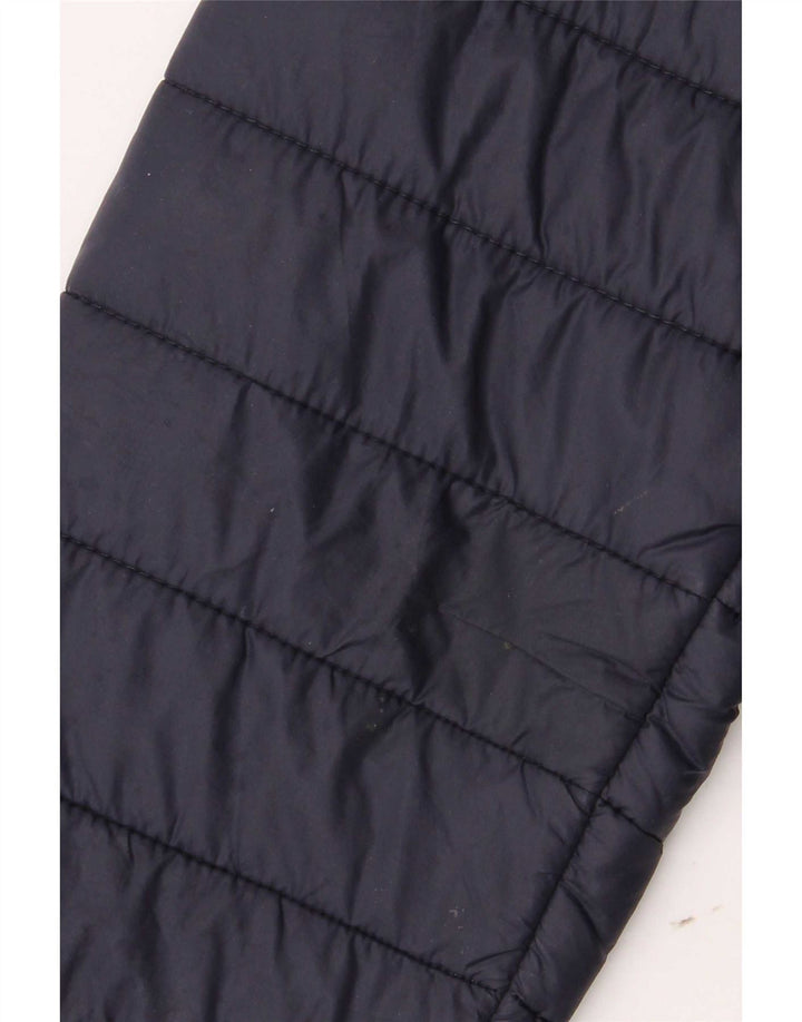 North Sails Mens Hooded Padded Jacket UK 38 Medium Navy Blue Polyamide