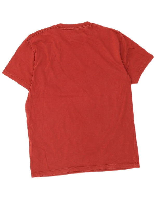 Vans Mens Classic Fit T-Shirt Top Medium Red Cotton