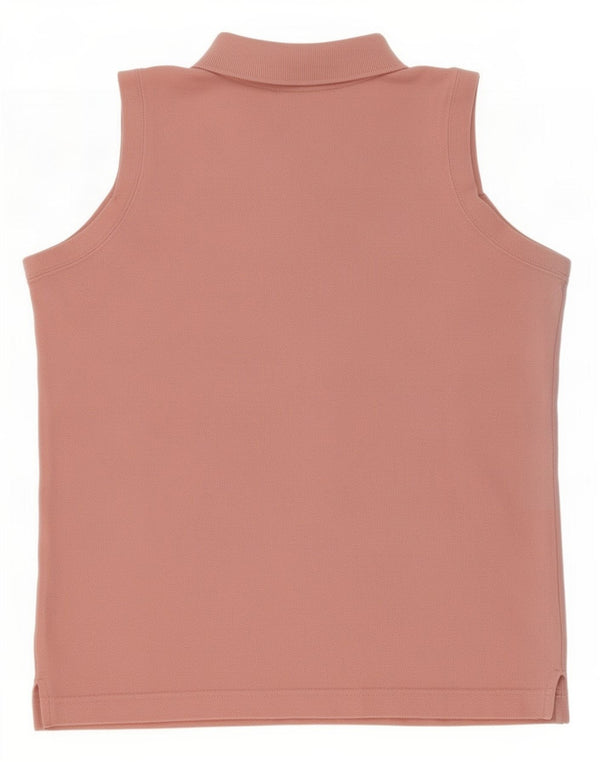 Lotto Girls Sleeveless Polo Shirt 14-15 Years 3XL Pink Cotton