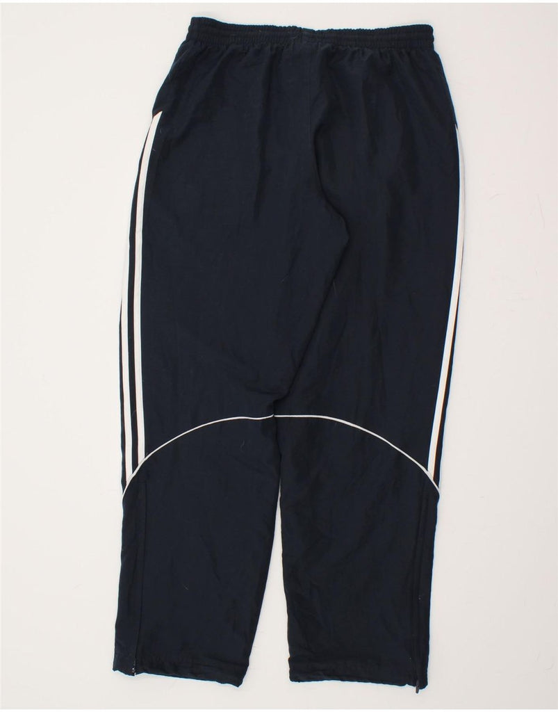 ADIDAS Mens Tracksuit Trousers UK 38/40 Medium Navy Blue Polyester | Vintage Adidas | Thrift | Second-Hand Adidas | Used Clothing | Messina Hembry 