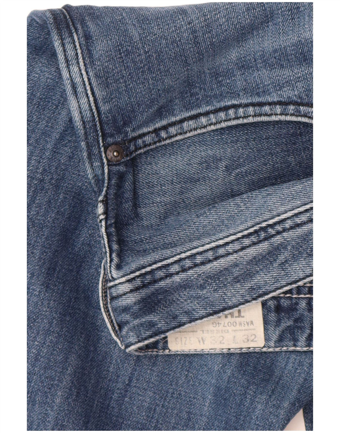 Diesel Mens Slim Jeans W32 L32 Blue Cotton