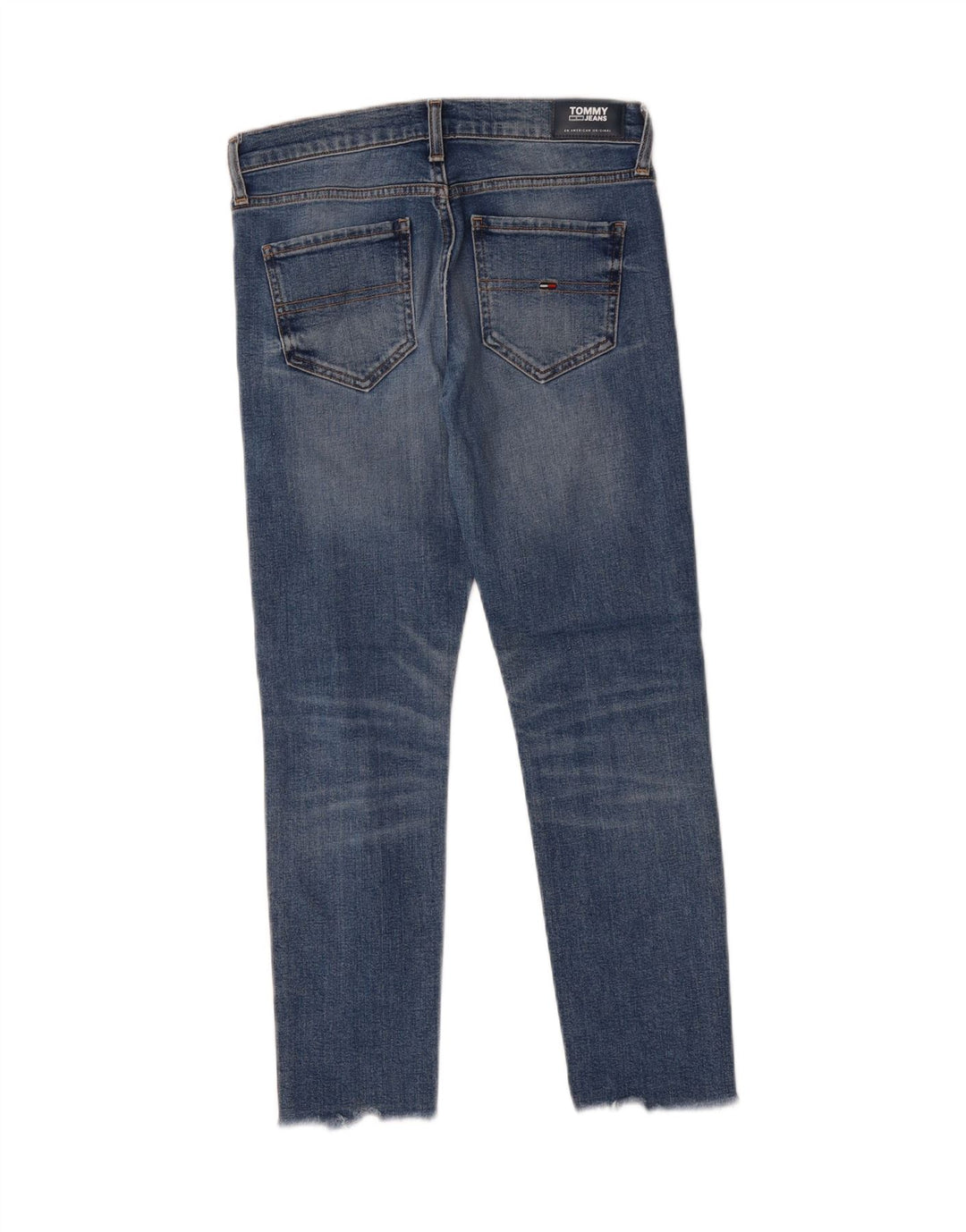 TOMMY HILFIGER Womens Mid Rise Slim Jeans US 7/8 Medium W26 L26 Blue Vintage Tommy Hilfiger and Second-Hand Tommy Hilfiger from Messina Hembry 