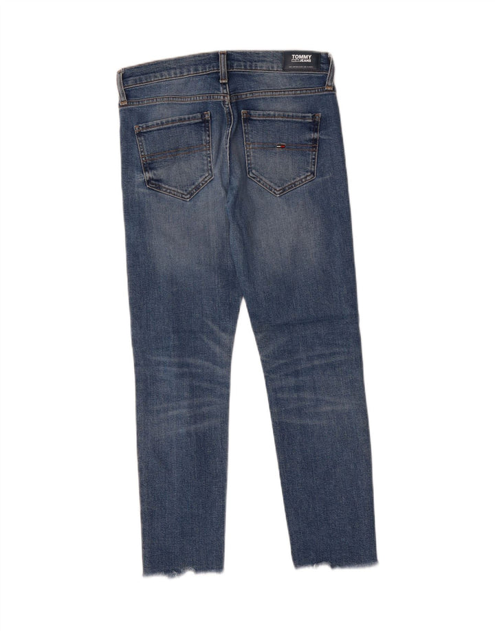 TOMMY HILFIGER Womens Mid Rise Slim Jeans US 7/8 Medium W26 L26 Blue Vintage Tommy Hilfiger and Second-Hand Tommy Hilfiger from Messina Hembry 