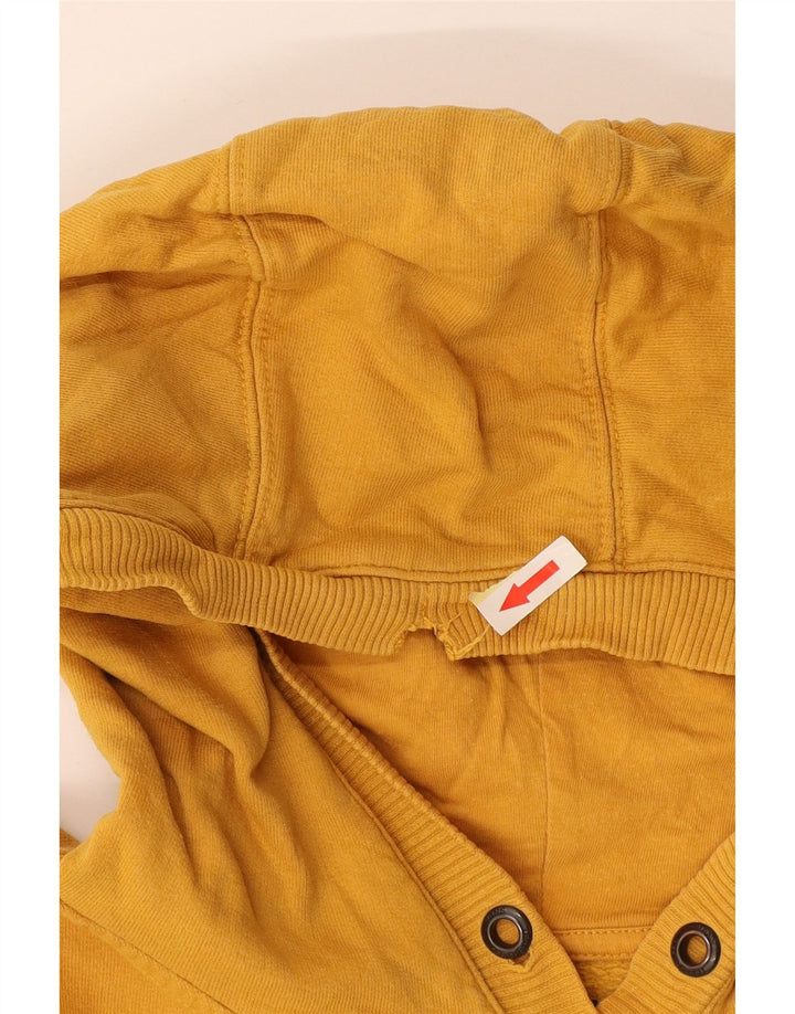 Vans Mens Graphic Hoodie Jumper Large Yellow Cotton