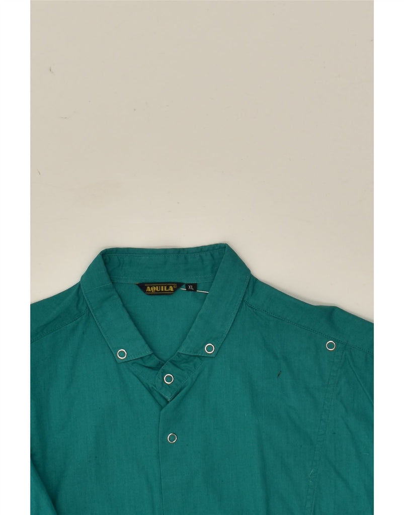 VINTAGE Mens Shirt XL Green | Vintage Vintage | Thrift | Second-Hand Vintage | Used Clothing | Messina Hembry 