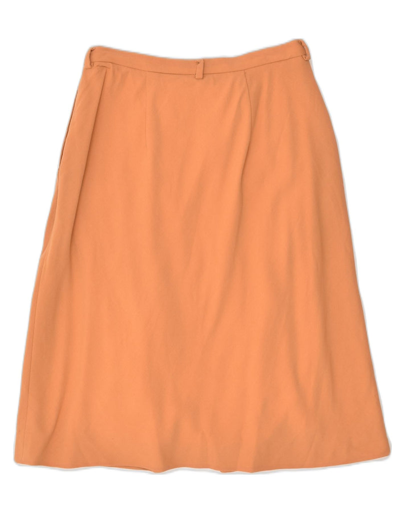 GIORGIO ARMANI Womens A-Line Skirt IT 42 Medium W28  Orange | Vintage Giorgio Armani | Thrift | Second-Hand Giorgio Armani | Used Clothing | Messina Hembry 