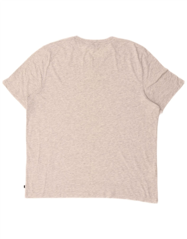 Ted Baker Mens Graphic T-Shirt Top Size 6 2XL Grey Flecked Cotton