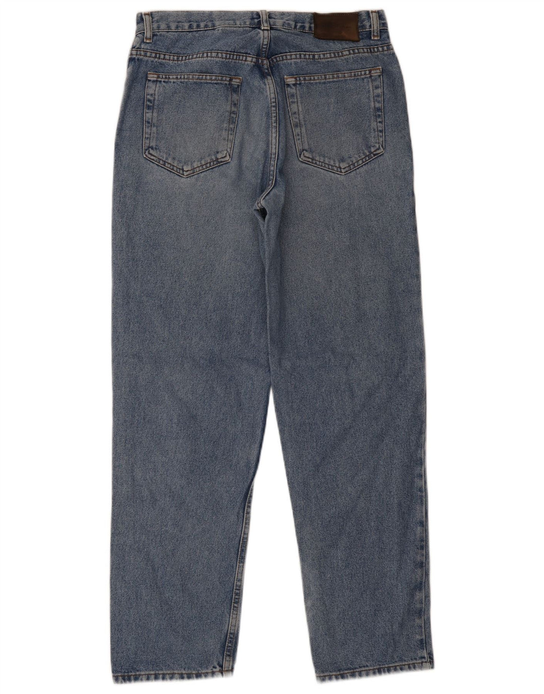 Calvin Klein Mens Straight Jeans W33 L31 Blue Cotton