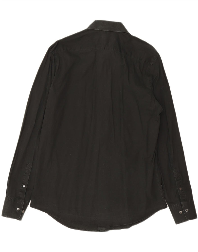 LACOSTE Mens Shirt Size 41 Medium Black Cotton Vintage Lacoste and Second-Hand Lacoste from Messina Hembry 