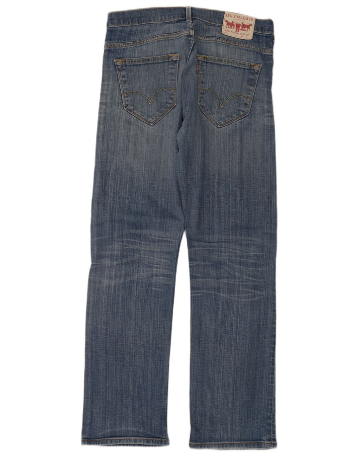 Levi's Mens Straight Jeans W32 L32 Blue Cotton
