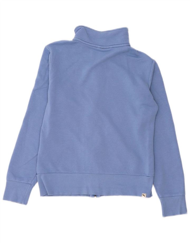 Puma Womens Tracksuit Top Jacket UK 12 Medium Blue