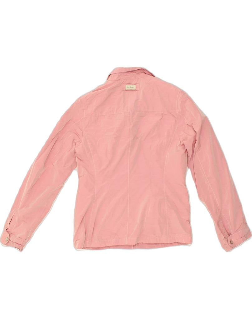 HENRY COTTONS Womens Utility Jacket IT 42 Medium Pink Cotton | Vintage Henry Cottons | Thrift | Second-Hand Henry Cottons | Used Clothing | Messina Hembry 