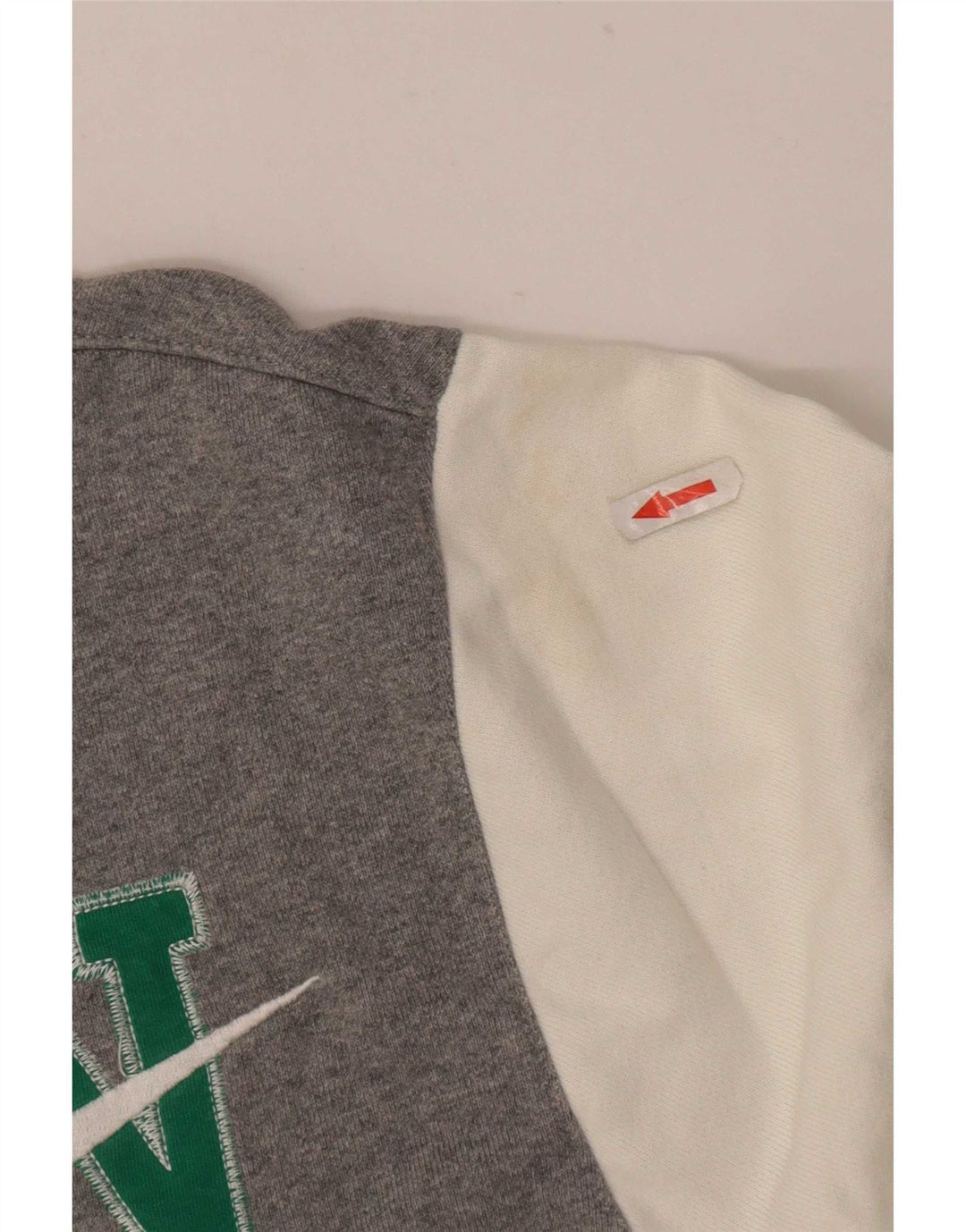 Nike Mens Graphic Tracksuit Top Jacket Small Grey Colourblock Cotton