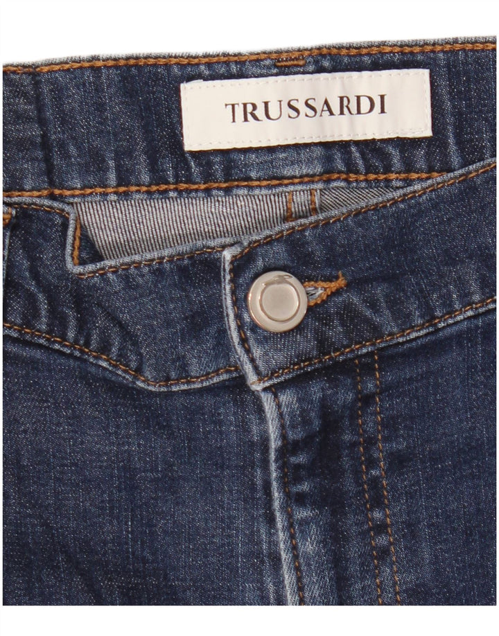 TRUSSARDI Mens Slim Jeans W34 L32  Navy Blue