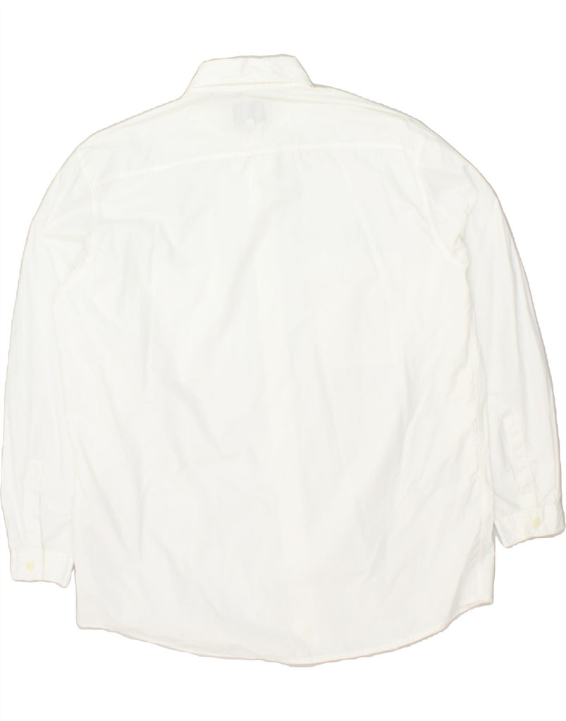 ARMANI JEANS Mens Shirt Large White Cotton | Vintage Armani Jeans | Thrift | Second-Hand Armani Jeans | Used Clothing | Messina Hembry 