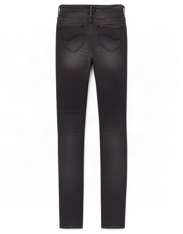 Lee Womens Skyler Skinny Jegging Jeans W27 L32 Grey Cotton