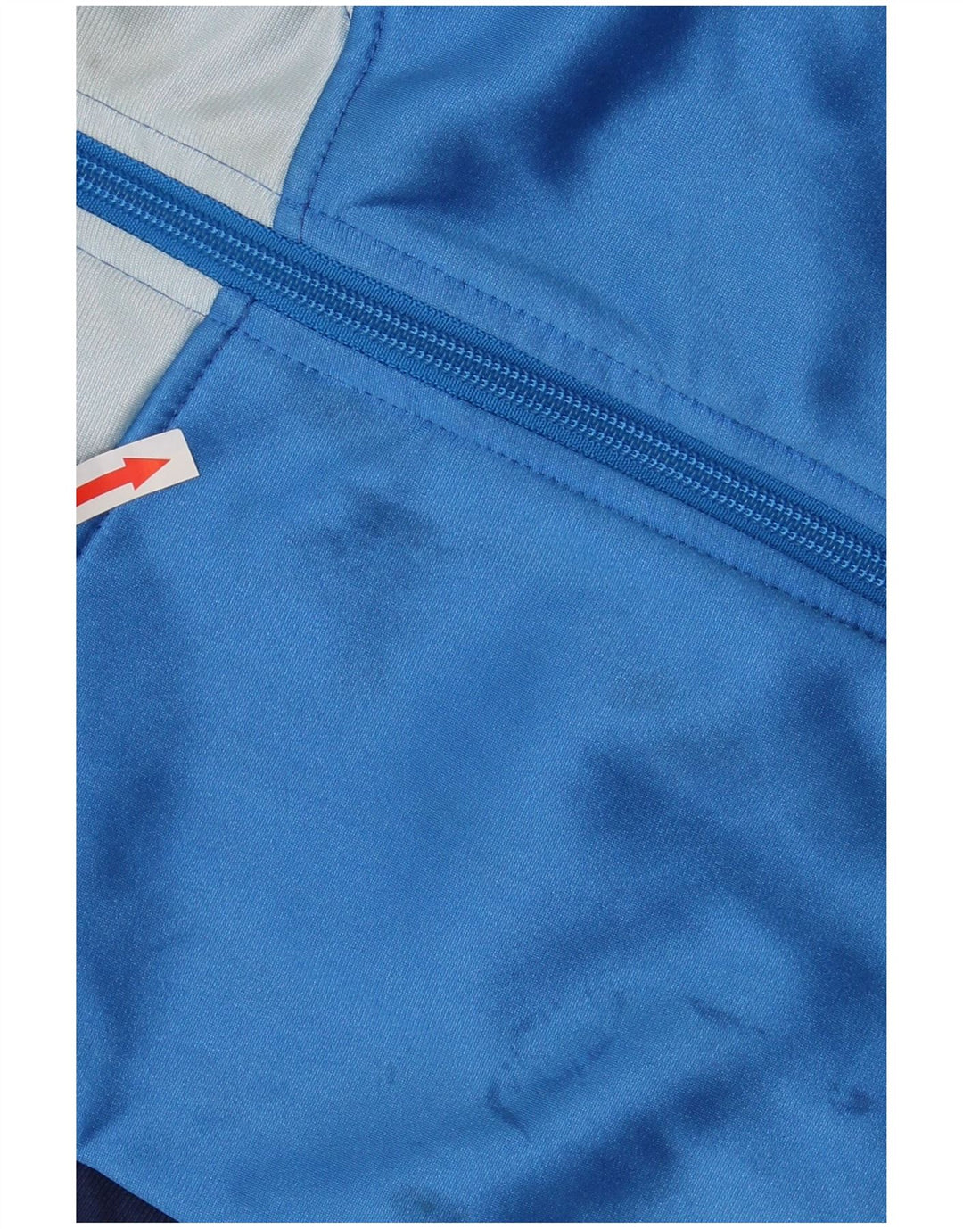 ASICS Mens Italia Graphic Tracksuit Top Jacket IT 54 XL Blue Colourblock