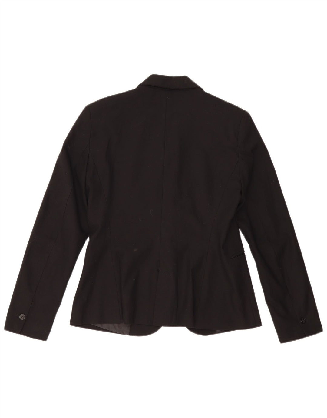 Zara Womens 1 Button Blazer Jacket EU 40 Medium Black