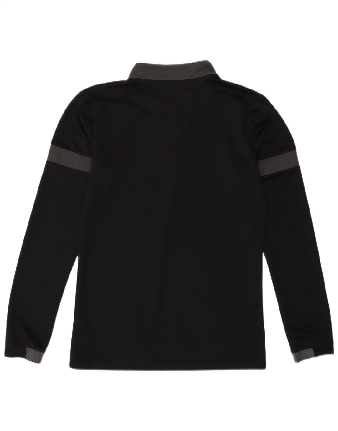 Puma Mens Zip Neck Pullover Tracksuit Top Small Black Colourblock Polyester