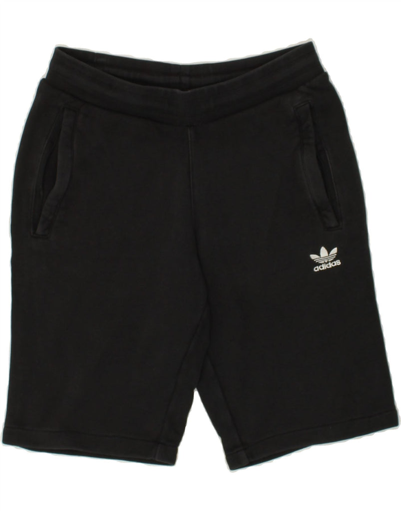 ADIDAS Mens Sport Shorts Small Black Cotton Vintage Adidas and Second-Hand Adidas from Messina Hembry 