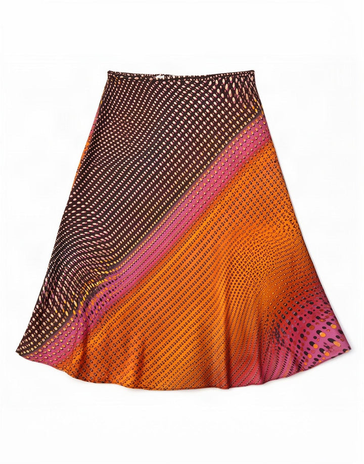 Zara Womens A-Line Skirt Medium W28 Multicoloured Spotted Polyester