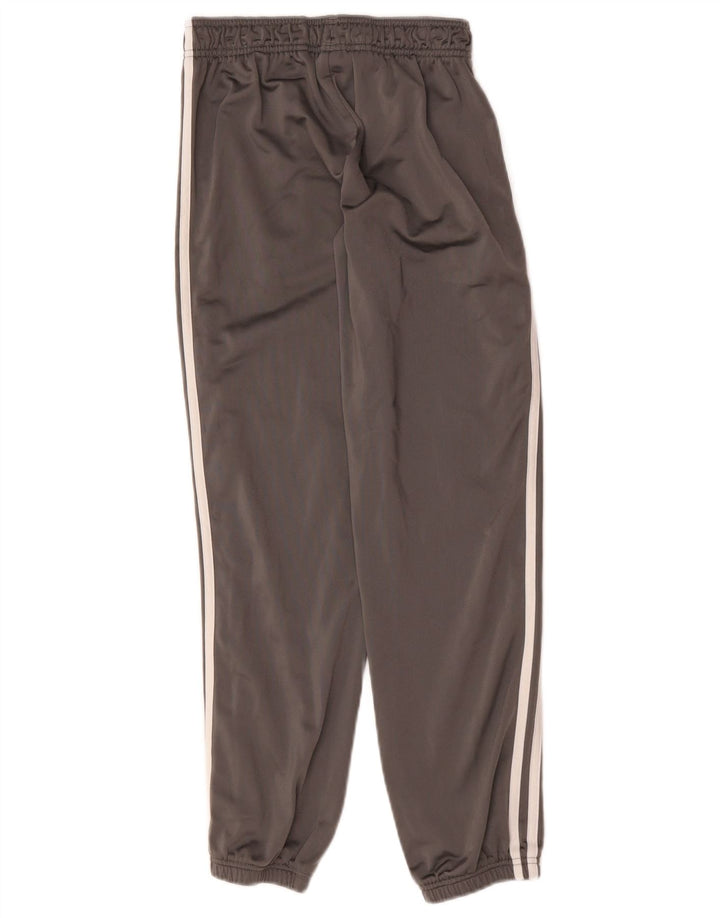 Adidas Boys Tracksuit Trousers Joggers 11-12 Years Grey Polyester