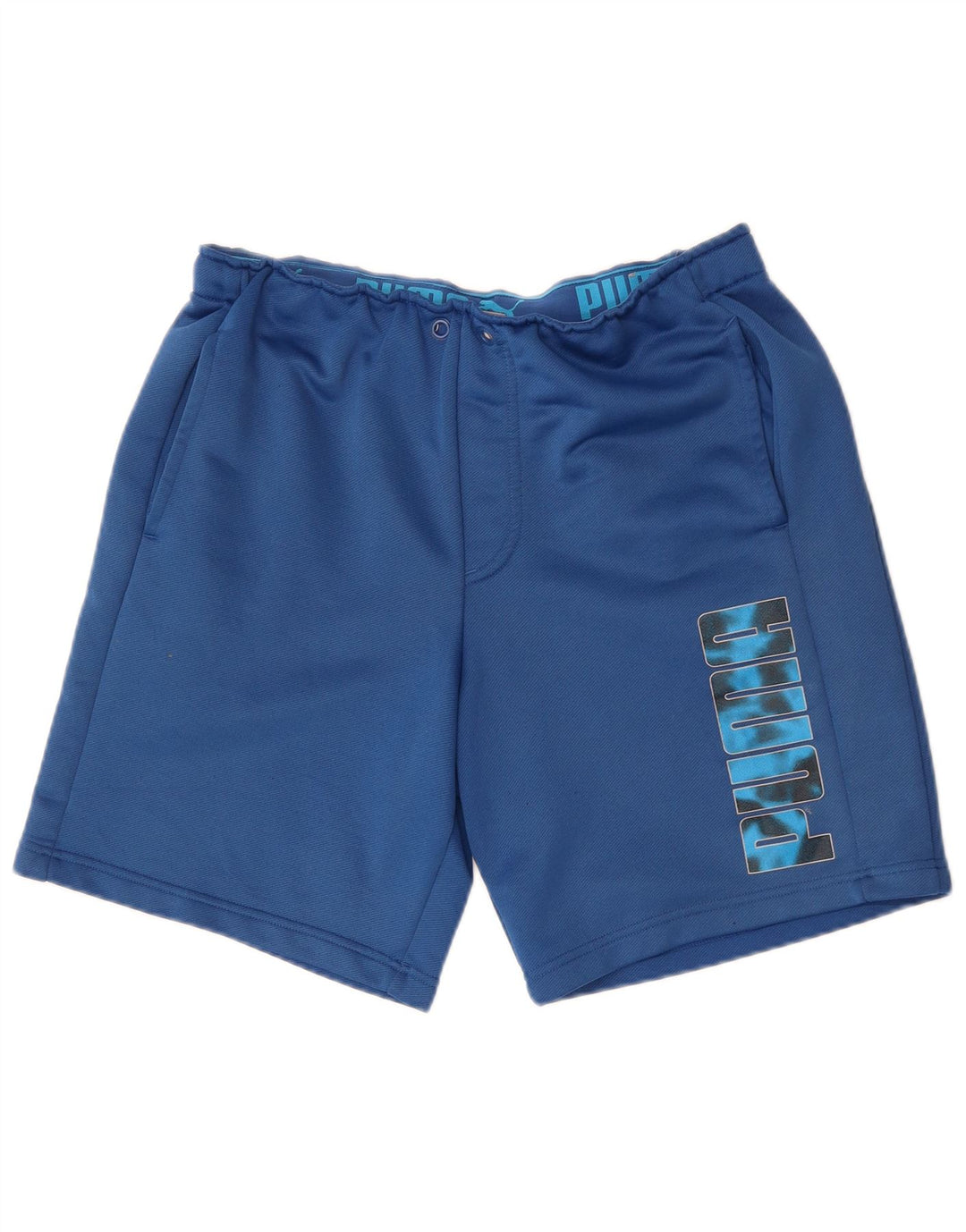 Puma Mens Graphic Sport Shorts Large Blue